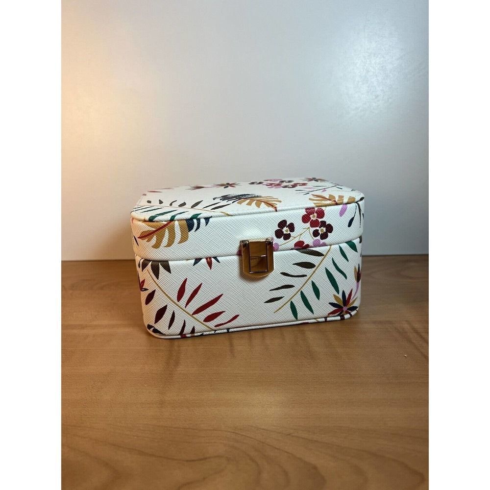 Floral Jewelry Box 6x4x2.5” Unbranded